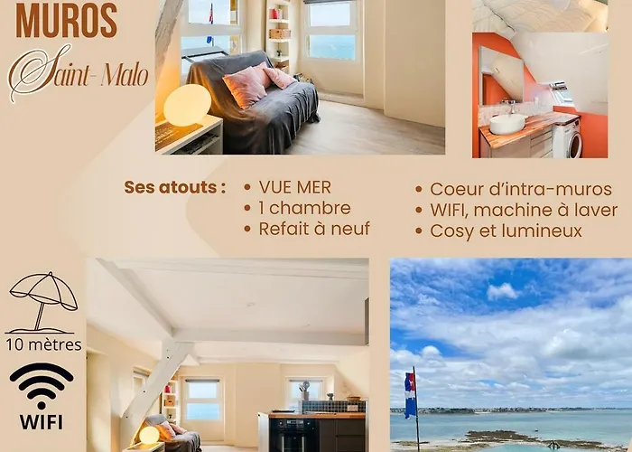T2 Dans L\'Intra-Muros Vue Mer Exceptionnelle